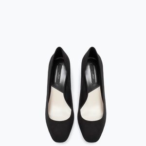 Zara Heels with Metallic Detail