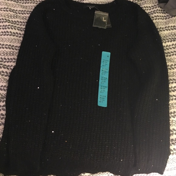 Black Sparkly Sweater
