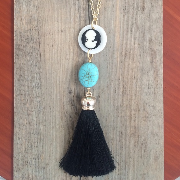 1 Long - gold - stylish necklace