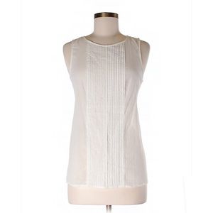 NWT Loft White Sleeveless Blouse NWT Loft White Sleeveless Blouse