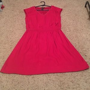 Pinkish red dress