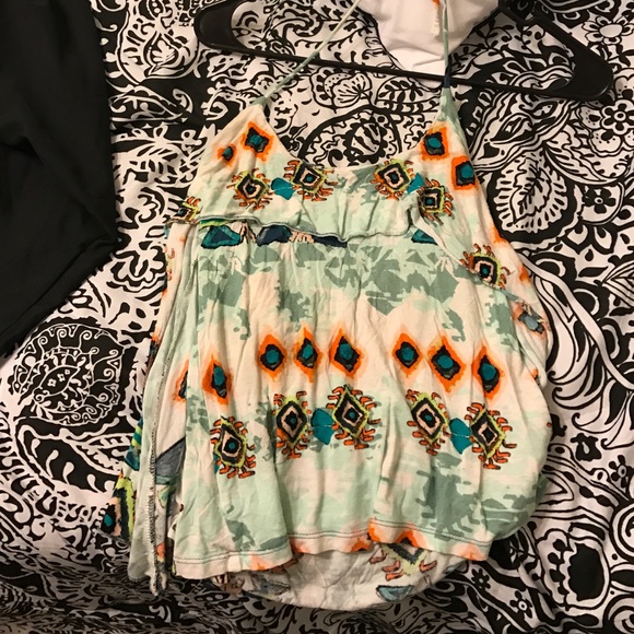 Over the neck tank top