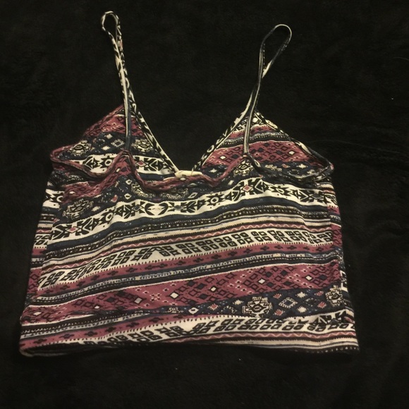 Patterned crop top - Picture 2 of 2