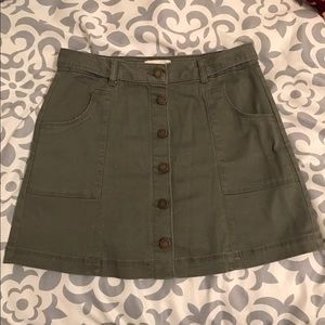 High waisted skirt