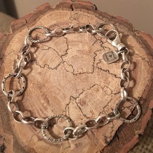 Silpada sterling silver charm bracelet.