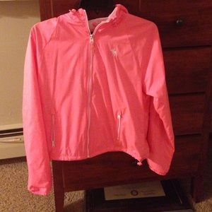 Hot Pink A&F Raincoat