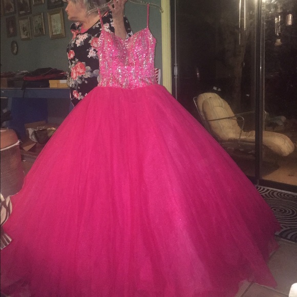 Prom dress SZ 4 calypso pink