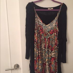 Romper AND black sweater