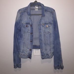H&M denim jacket. Light wash.