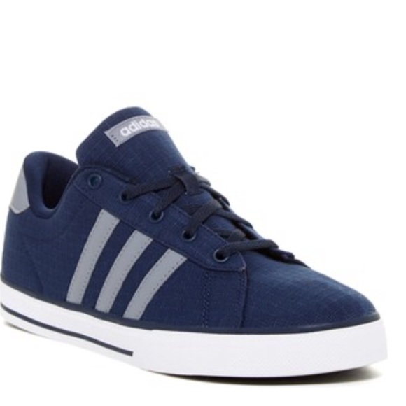 Adidas Boys NEO Collegiate Navy/Gray (Big Kids)