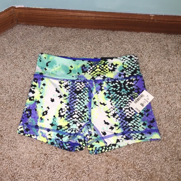 patterned volleyball spandex