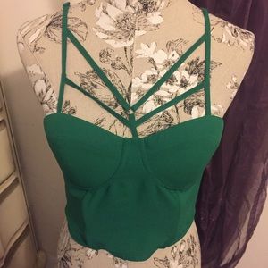 Caged Front Crop Top