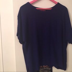 Royal blue top