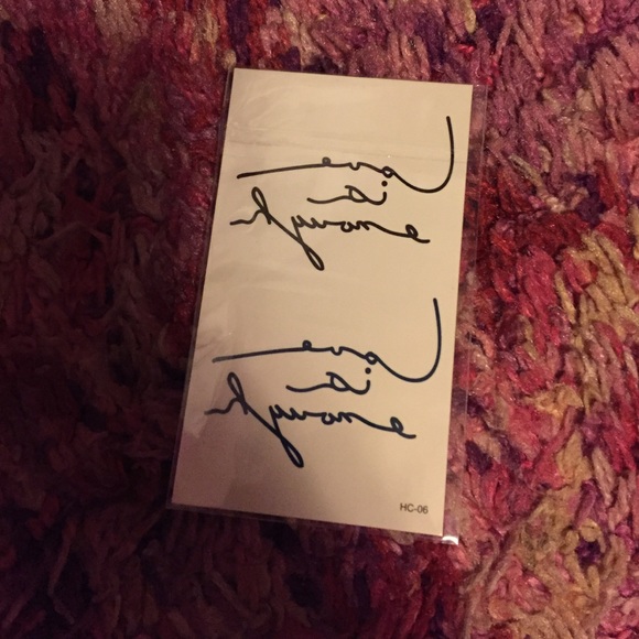 Love is enough temporary tattoo