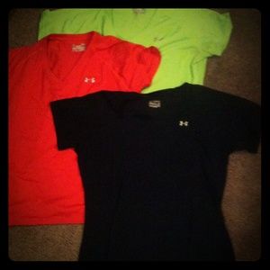 Bundle of three Under Amour Workout Shirts - Sz L