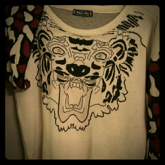 Tiger Wool Knit Sweater - Picture 1 of 1