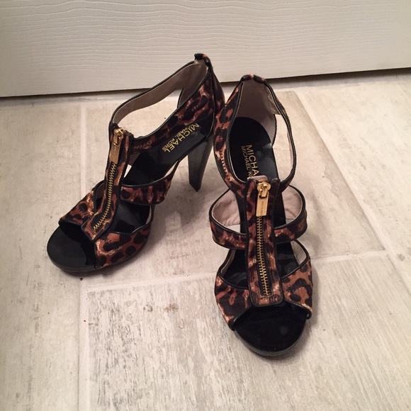 Michael Kors Cheetah Cowhide Heels
