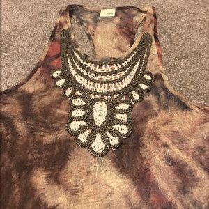 Multicolored Boho Tank