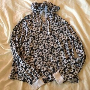 Floral LA Hearts Pullover Hoodie