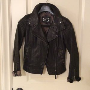 Mackage Kenya leather jacket xxs