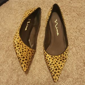 Brown Leopard Kitten heels
