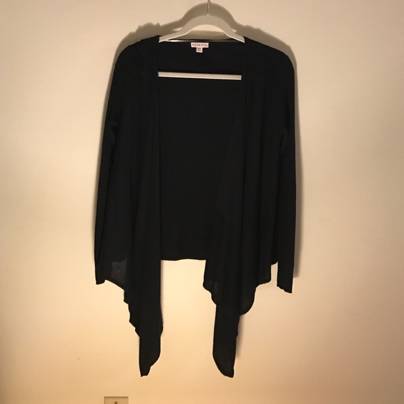 ✨black waterfall cardigan✨