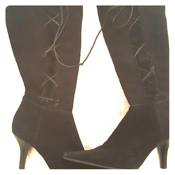 Ralph Lauren suede boots 8.5B
