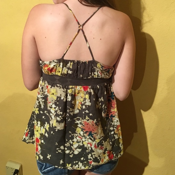 Grey Pattern Cami Top - image 2