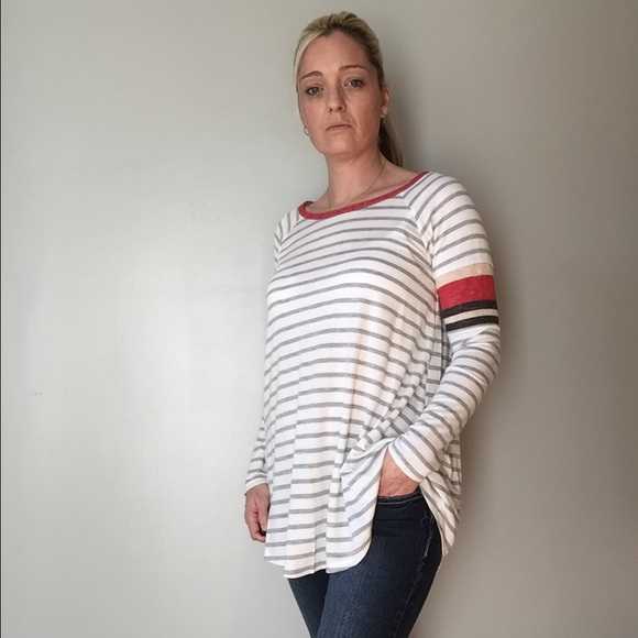 ❗️Clearance ❗Striped Long Sleeve Top - Picture 3 of 6