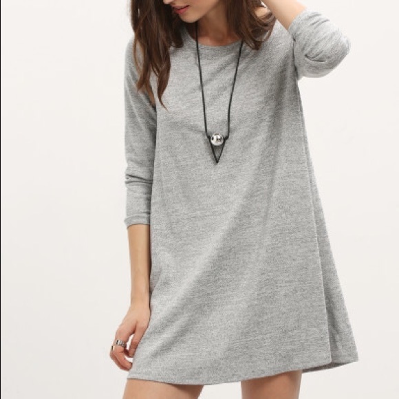 long sleeve t-shirt dress