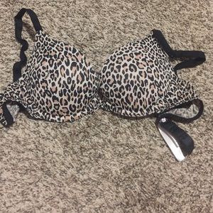 Cheetah print bra