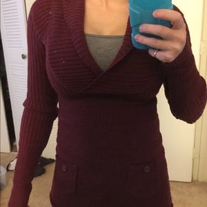 Women's Maroon Sweater