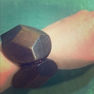 Wooden Statement Bracelet