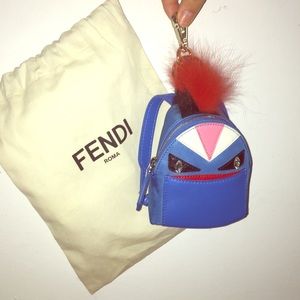 FENDI Micro Monster Backpack-Shaped Charm