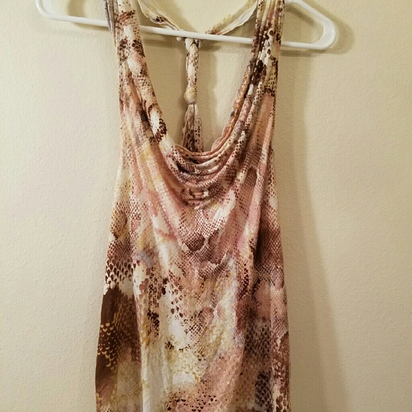 Snake print top