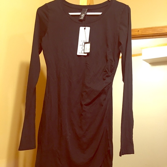 Bobi Los Angeles Asymmetrical Black Tunic