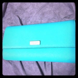 Kate spade greenish wallet