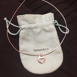 Tiffany & Co. heart stencil necklace