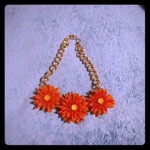 Banana republic floral necklace