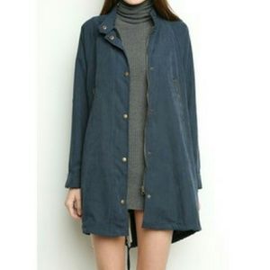 Brandy Melville Navy Janie coat