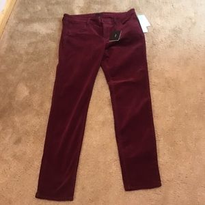 Burgundy Edyson "Skinny" Cords