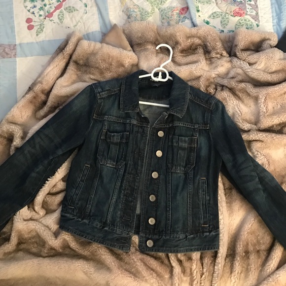 Express Cropped jean jacket