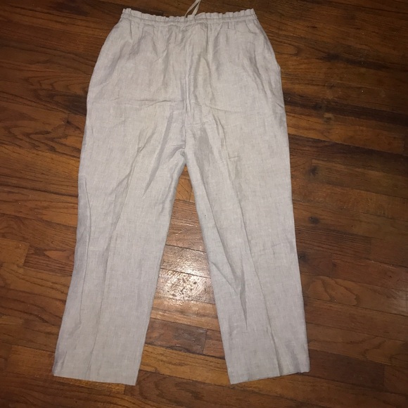 Linen Drawstring pants - Picture 2 of 2