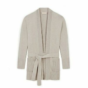 Tory burch cashmere blend drape cardigan sweater