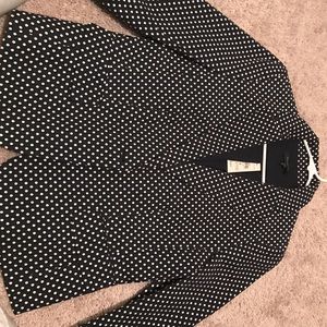 Polka dot blazer Ann Taylor