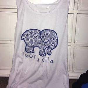 White Ivory Ella tank