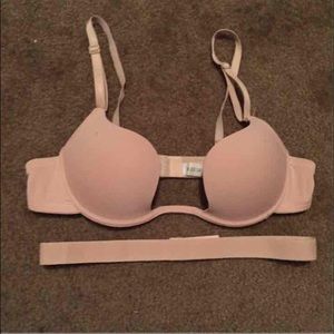 34b beige push up bra