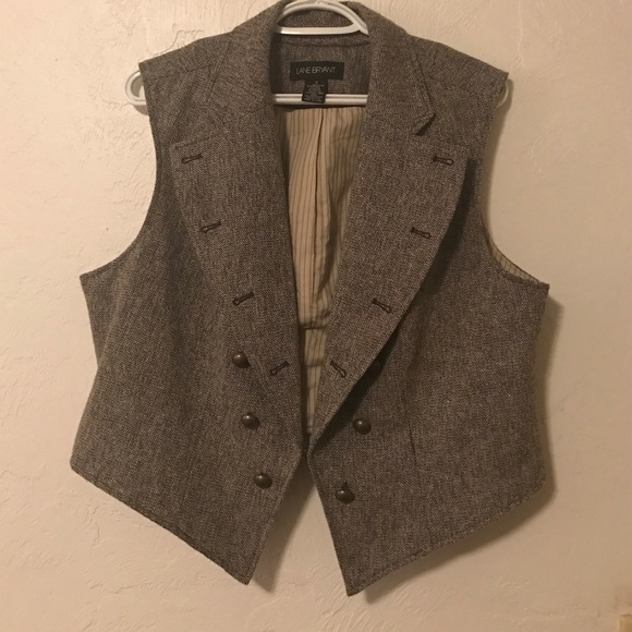 Lane Bryant Tweed vest.