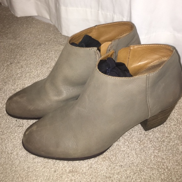 Lucky Brand Grey Ankle Booties