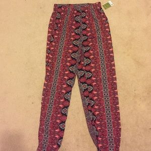 Bohemian pants,soft, didn't fit me